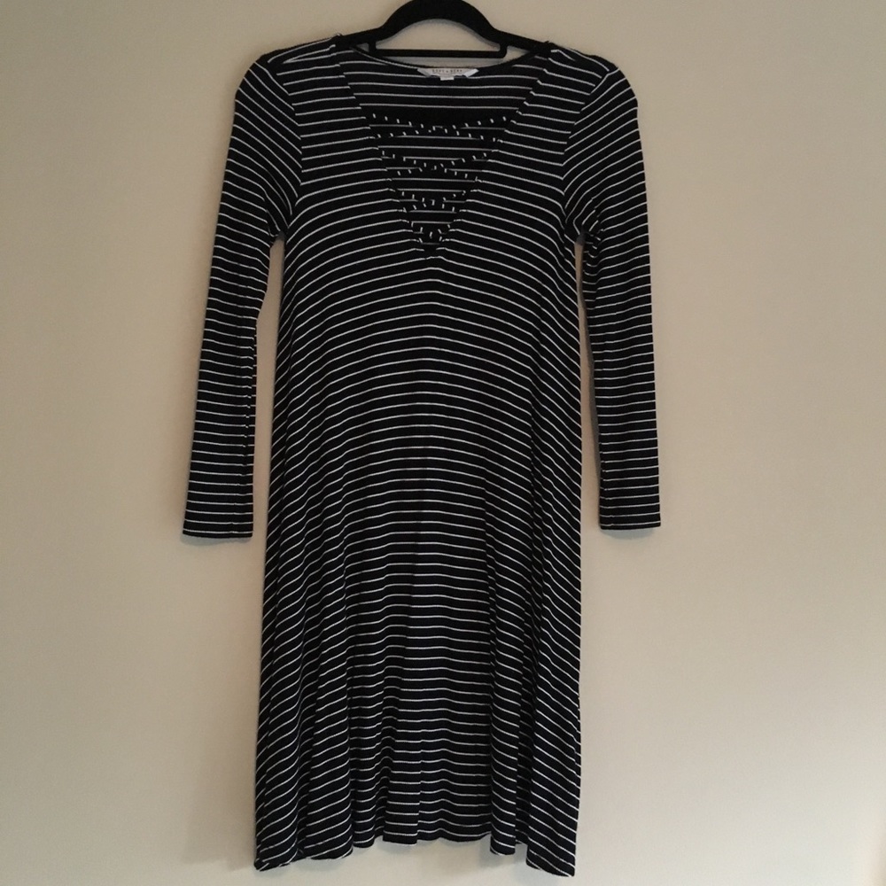 •american eagle striped swing dress•